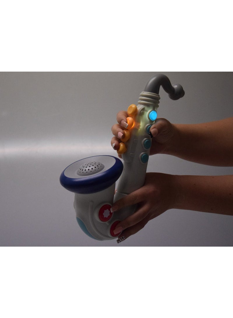 Kids Musical Saxophone Toy with Lights & Sounds – Interactive Toy Instrument for Children - Image 3